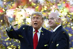 Дональд Трамп и Джанни Инфантино