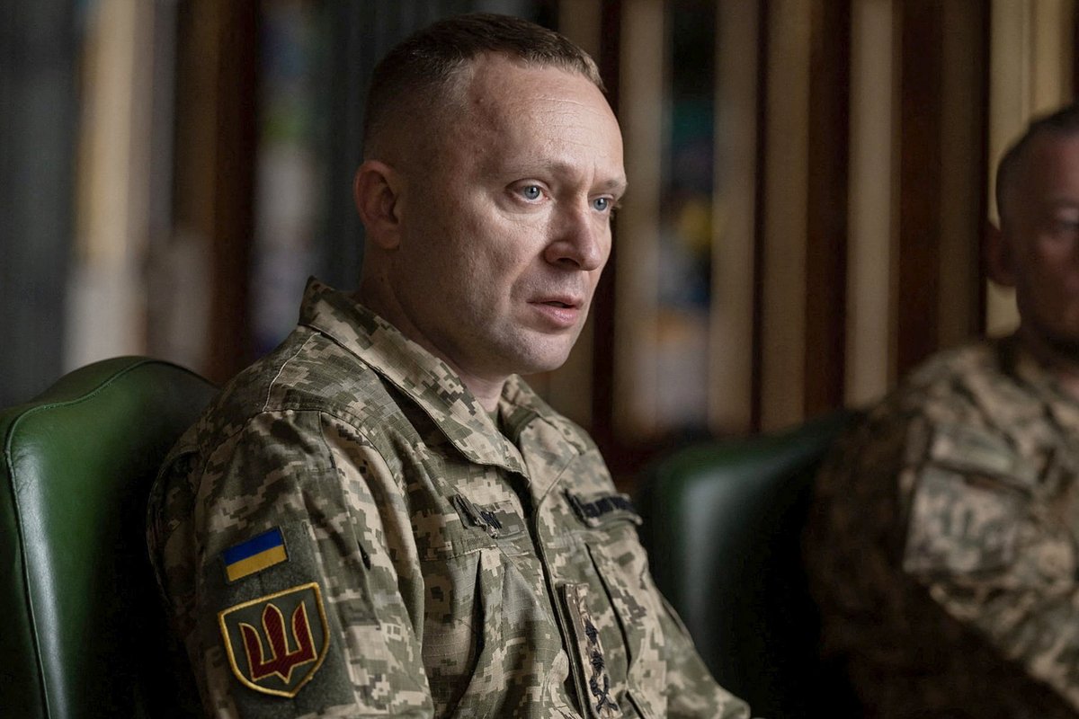 Генерал-майор Михаил Драпатый на встрече с президентом Украины Владимиром Зеленским, Киев, 20 июля 2026 года