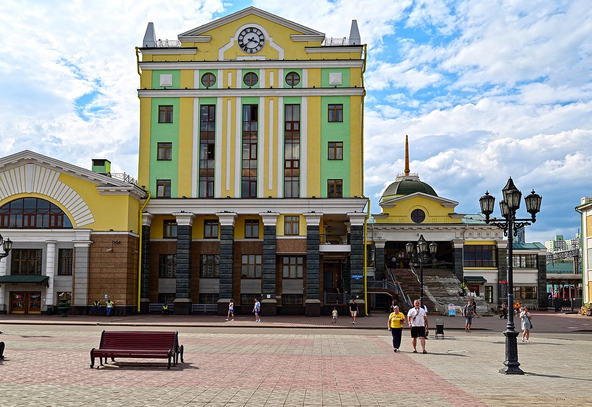 Красноярск находится на берегу Енисея