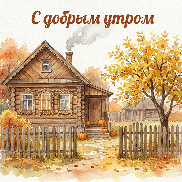 Скачать открытку с добрым утром