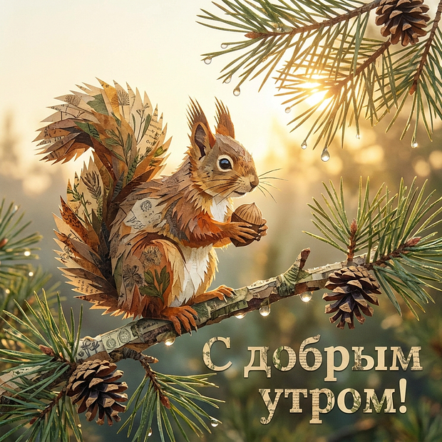 Бесплатная открытка с добрым утром