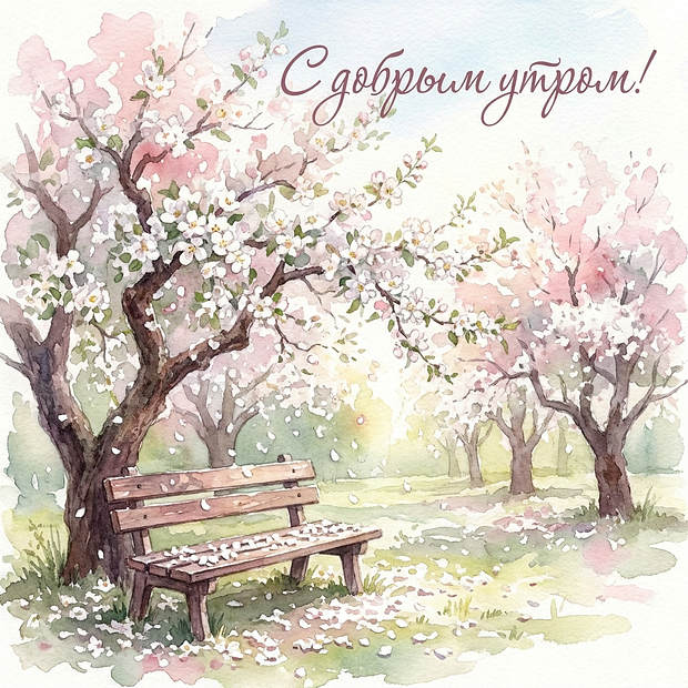 Открытка с добрым утром
