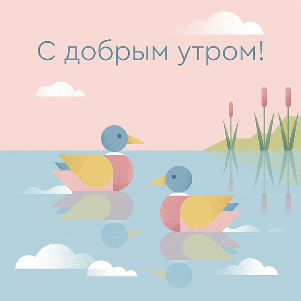Скачать открытку с добрым утром
