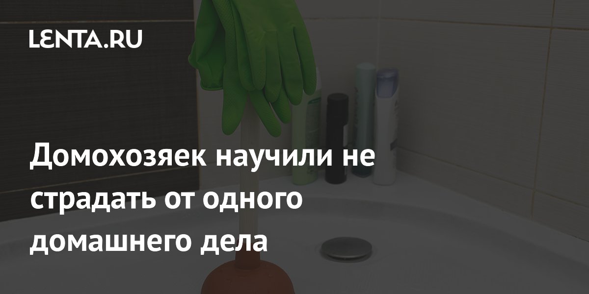 Домохозяек научили не страдать от одного домашнего дела