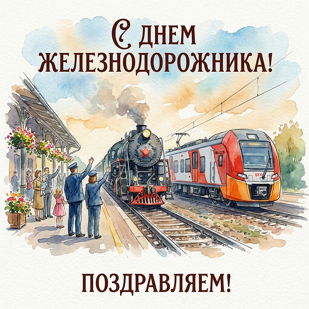 Картинка на День железнодорожника