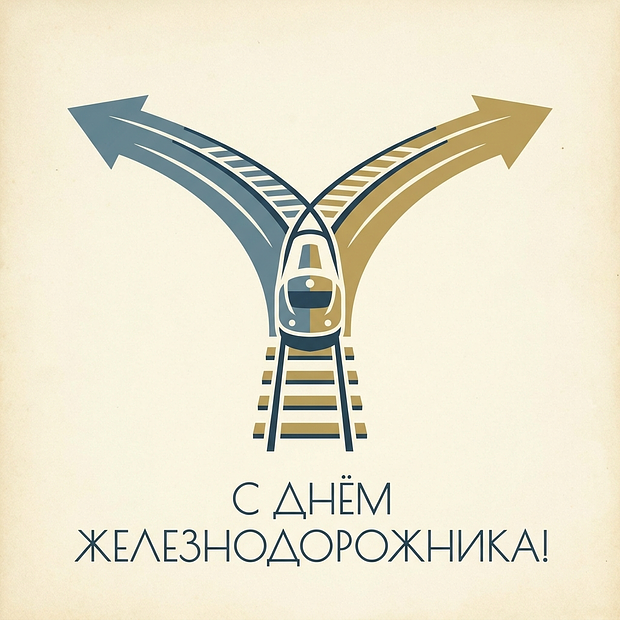 Красивая картинка на День железнодорожника