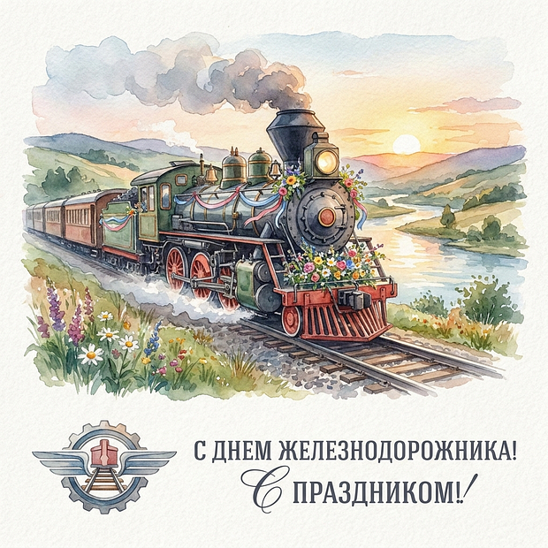 Картинка на День железнодорожника