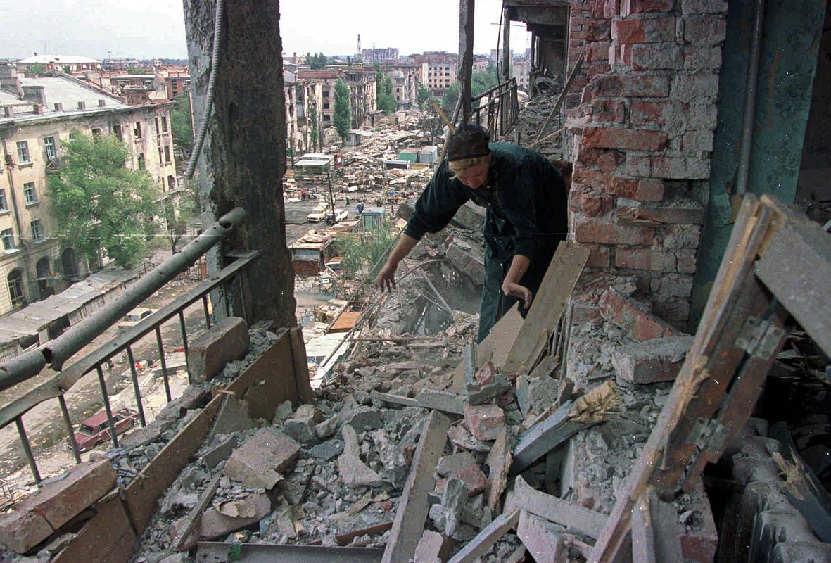 Ситуация в Грозном, август 1996 года