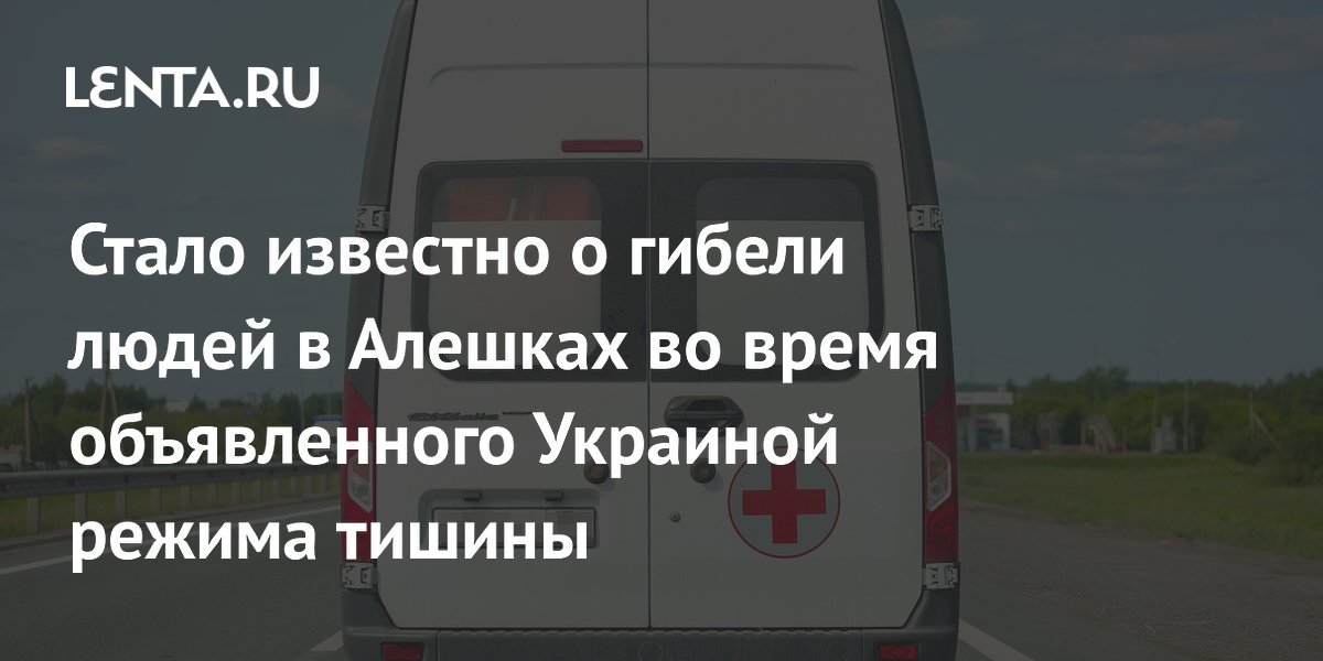 Стало известно о гибели людей в Алешках во время объявленного Украиной режима тишины