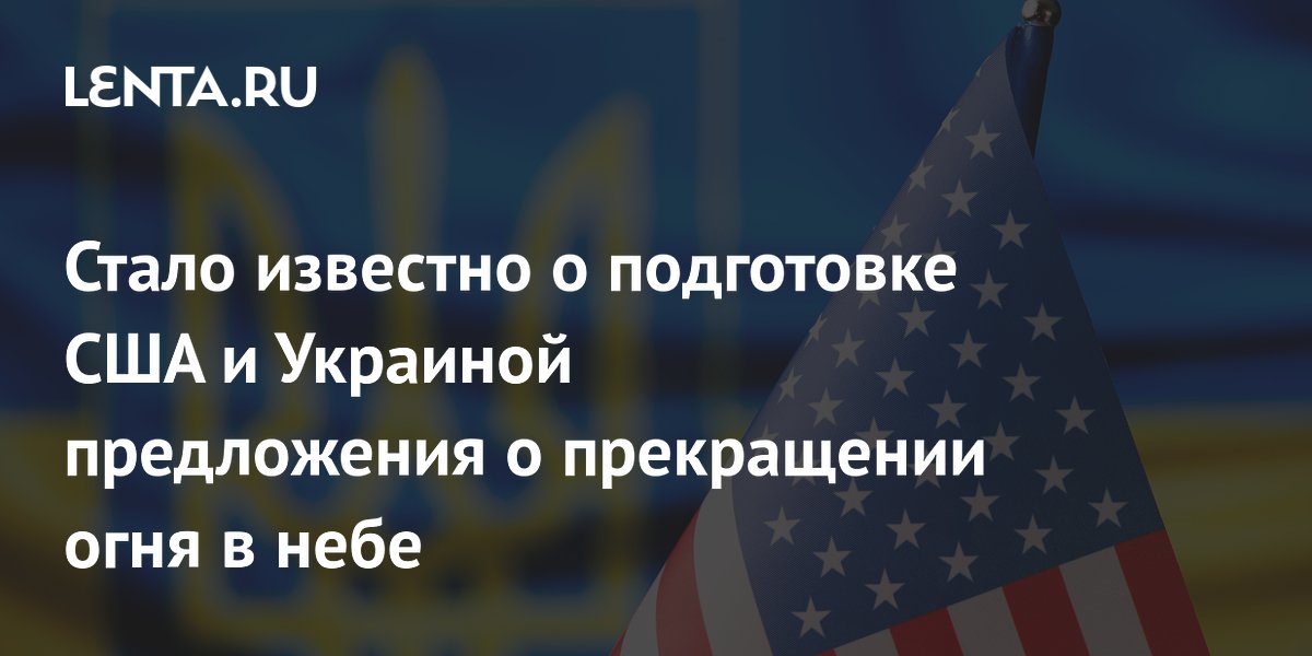 Стало известно о подготовке США и Украиной предложения о прекращении огня в небе