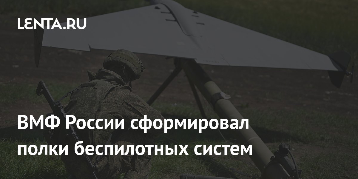 ВМФ России сформировал полки беспилотных систем
