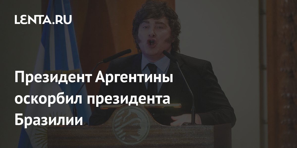Президент Аргентины оскорбил президента Бразилии