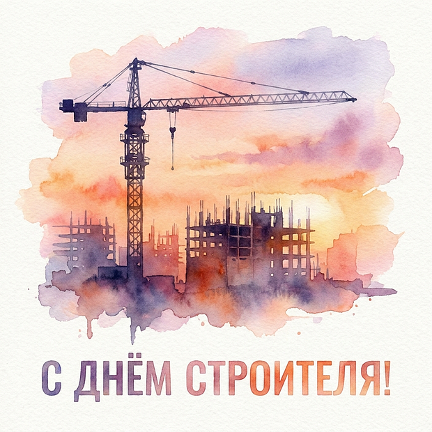 Картинка на День строителя
