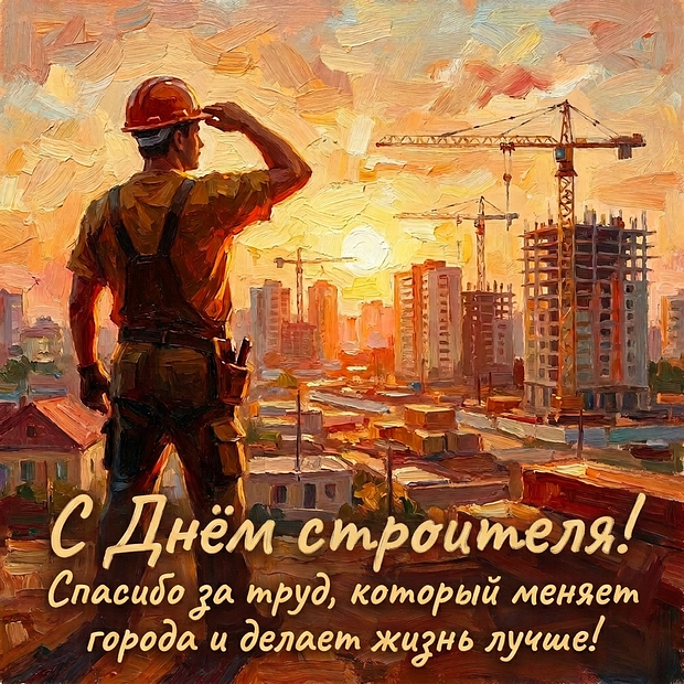 Картинка на День строителя
