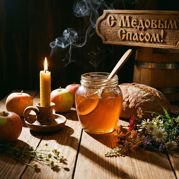 Скачать бесплатно картинку с Медовым Спасом
