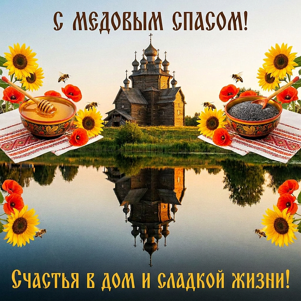 Картинка с Медовым Спасом

