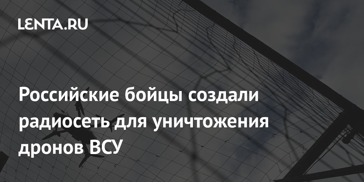 Российские бойцы создали радиосеть для уничтожения дронов ВСУ