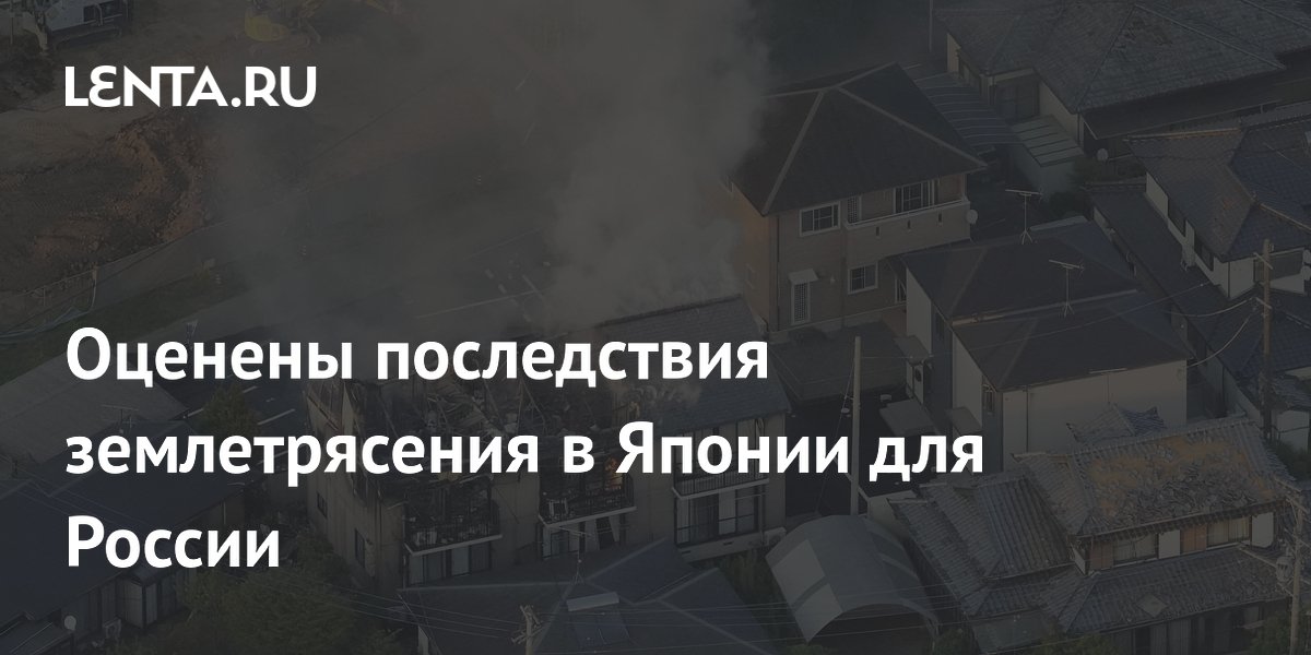 Оценены последствия землетрясения в Японии для России