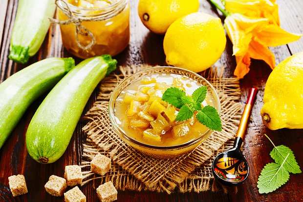 Кабачковое варенье с апельсином и лимоном