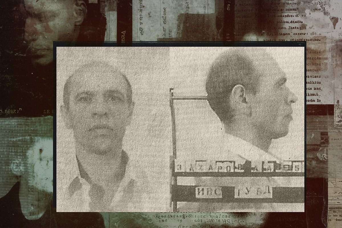 Вор в законе Александр Захаров (Шурик Захар) после задержания в Москве. 1992 год