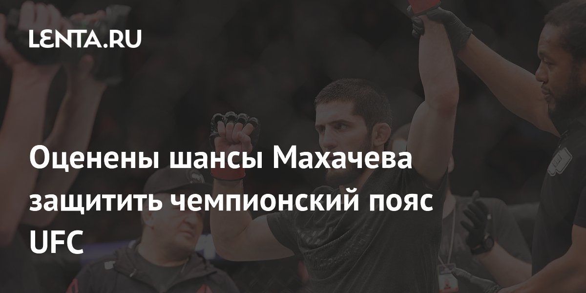 Оценены шансы Махачева защитить чемпионский пояс UFC