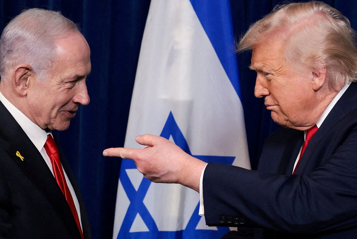 Биньямин Нетаньяху и Дональд Трамп