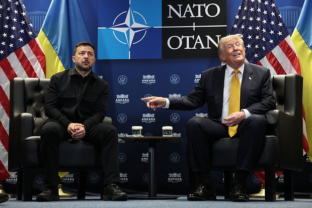 Владимир Зеленский и Дональд Трамп