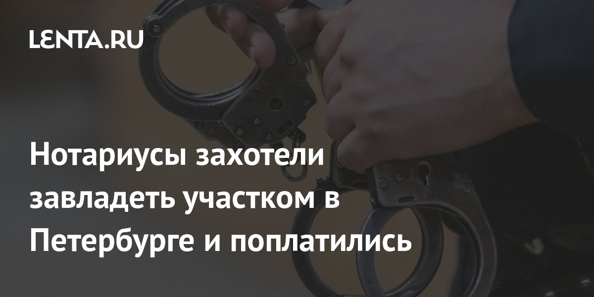 Нотариусы захотели завладеть участком в Петербурге и поплатились