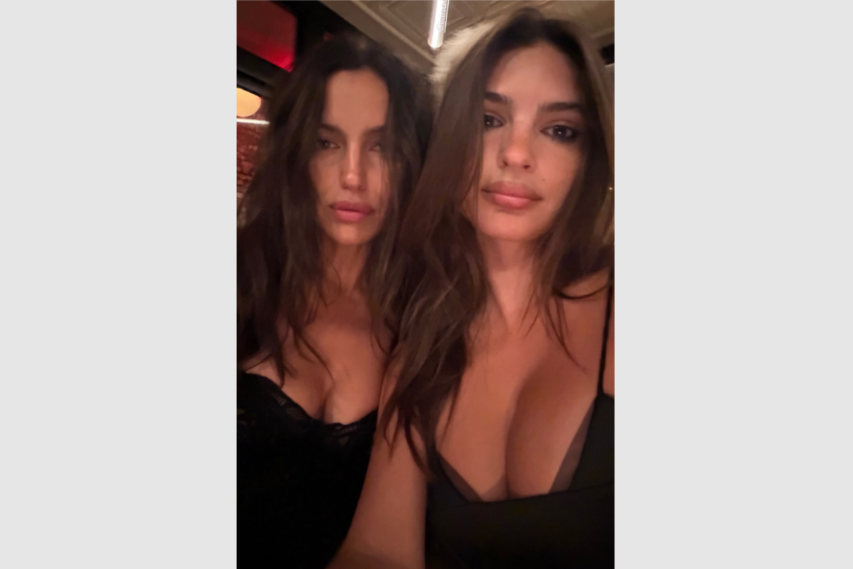 Emily Ratajkowski Poses With Irina Shayk in New Photo