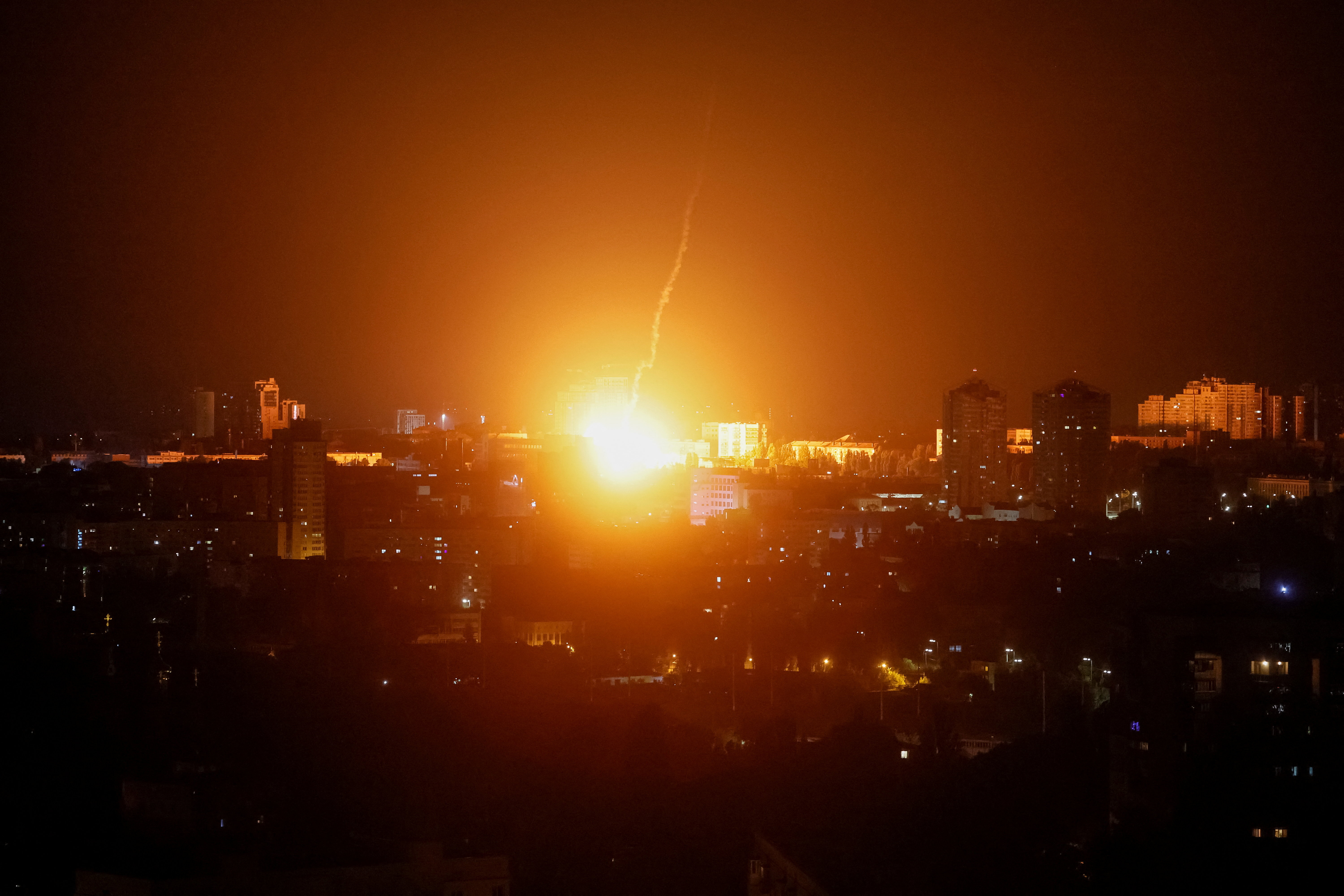 Kyiv Strikes May Have Targeted Drone Storage Hub