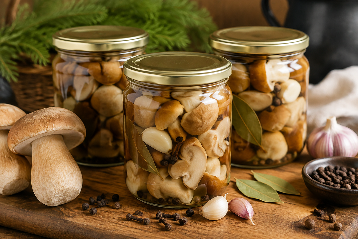 Spicy mushrooms with cloves. Photo: generated in Midjourney