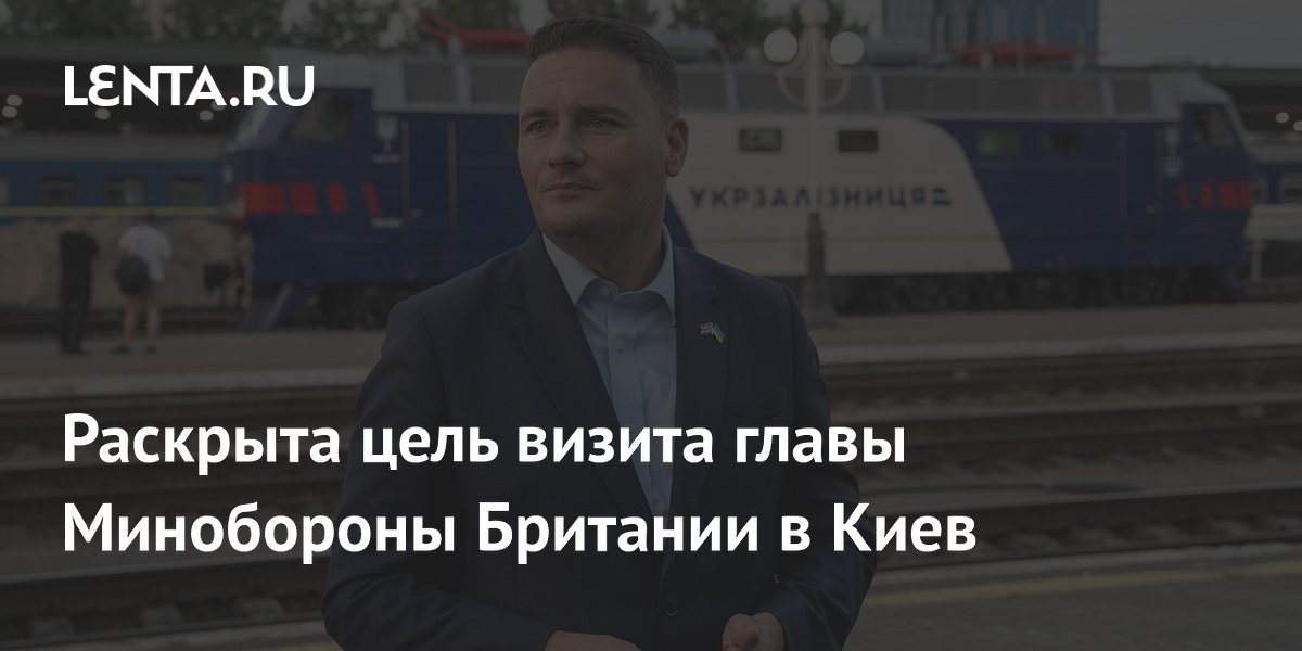 Раскрыта цель визита главы Минобороны Британии в Киев