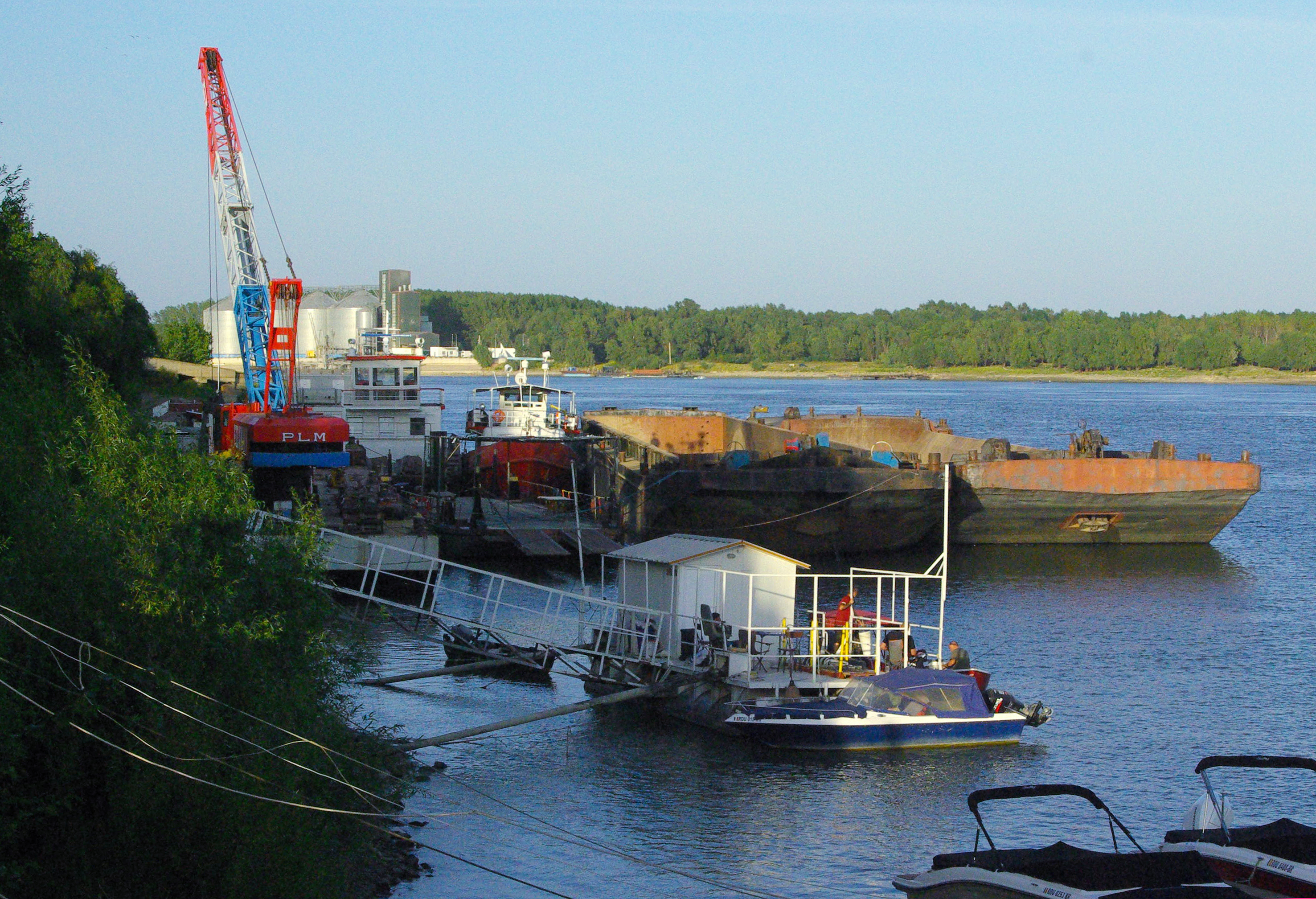 Russian Armed Forces Strike Port of Reni in Odesa Region
