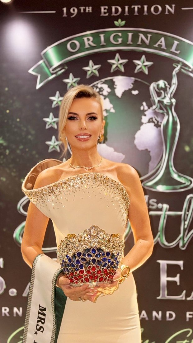 Lyudmila Sekriy at the contest. Personal archive of Lyudmila Sekriy