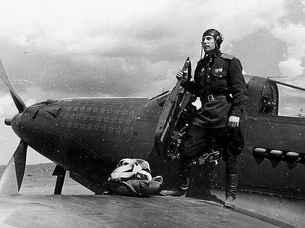 Покрышкин у Airacobra P-39