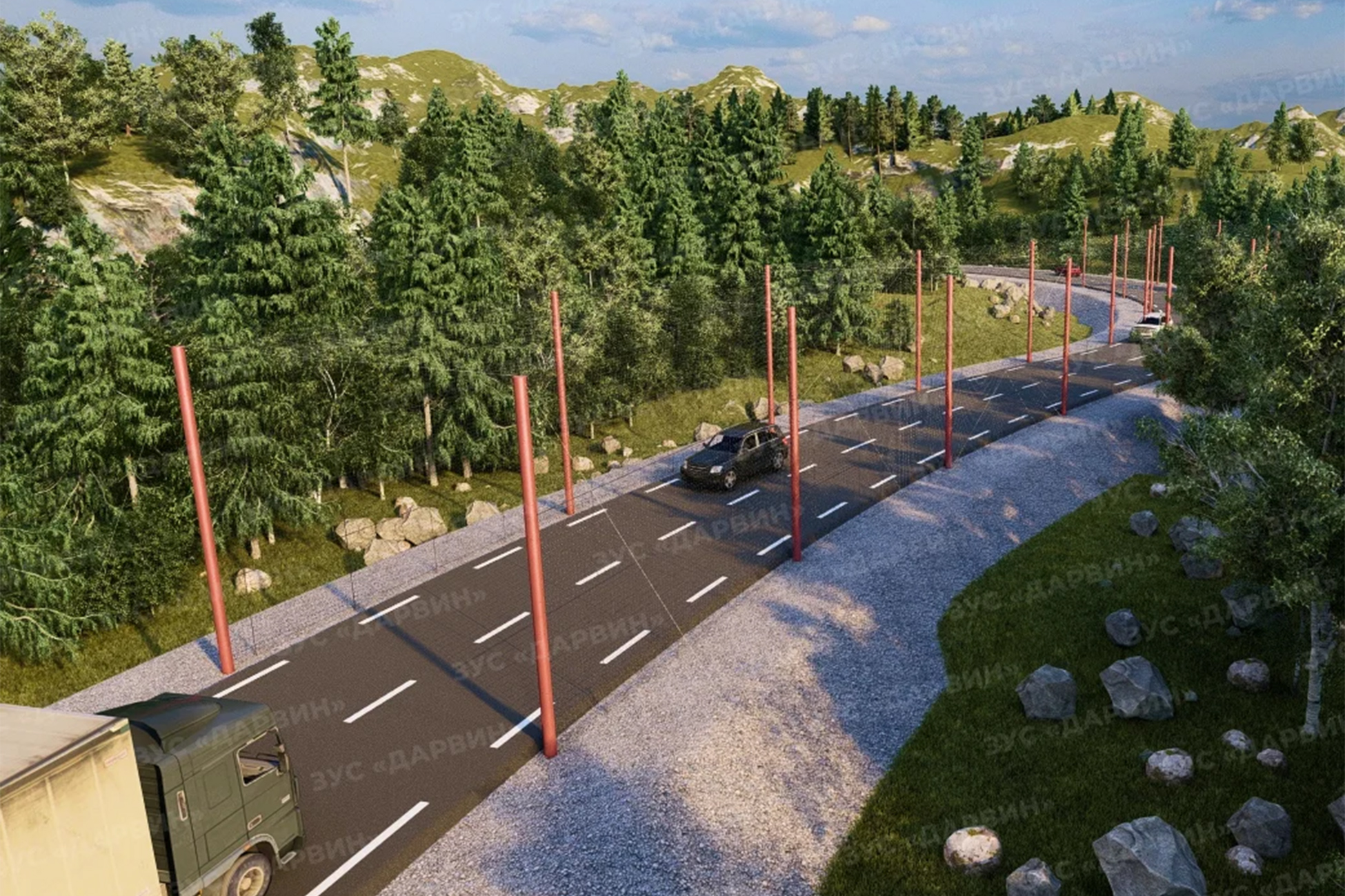 SMZ Develops Darwin-D Net to Protect Roads From Drones