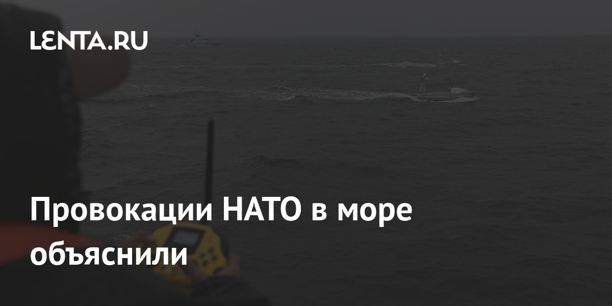 Провокации НАТО в море объяснили